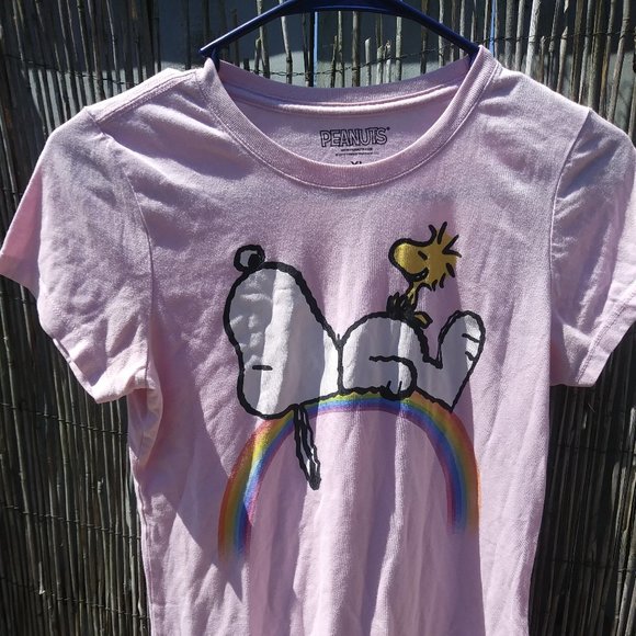Peanuts Other - Peanuts Rainbow Tshirt - XL - Girls